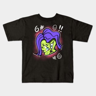 Baby green skull Kids T-Shirt